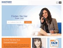Tablet Screenshot of bankpower.de